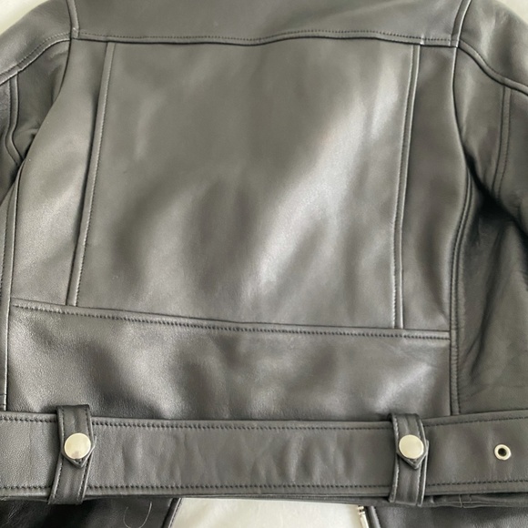 Acne Mock Leather Motorcycle Jacket in size 32 Brand new and unworn - Picture 7 of 7